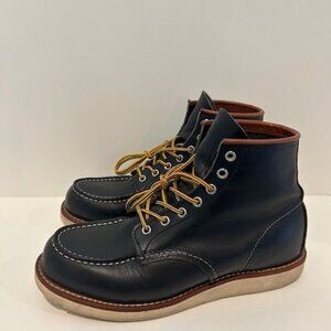 Men's Red Wing 8859 (Navy Portage) Classic Moc Toe Boot (Size 9D)